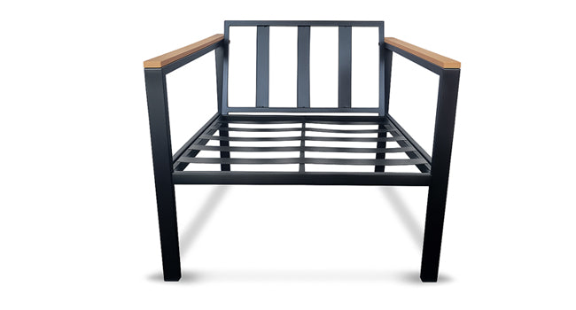 Zestaw mebli ogrodowych MILO 4-elementowy – sofa, 2 fotele i stolik
