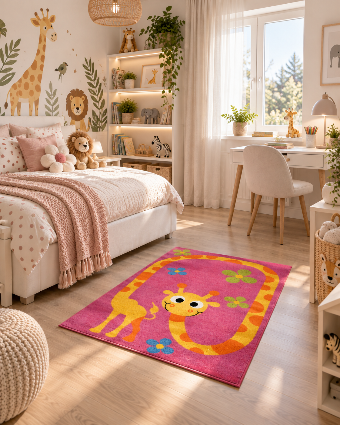 DYWAN KIDS - ŻYRAFA RÓŻOWA 4901